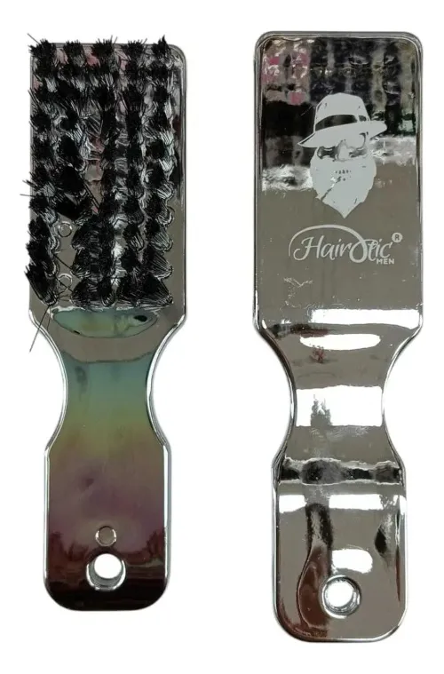 Cepillo de fade TiCmen plateado
