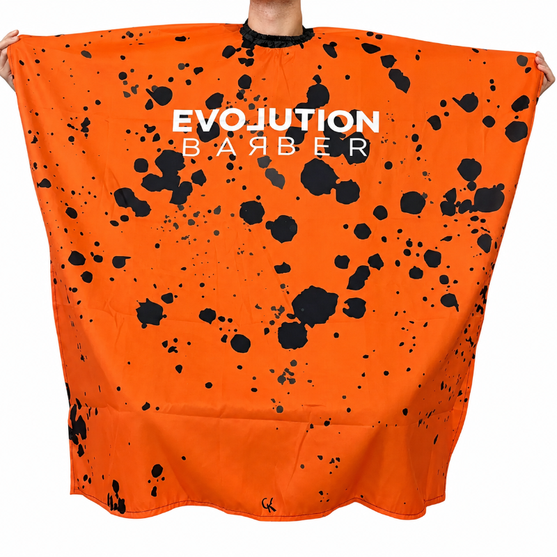 Capa Barberia Evolution Naranja