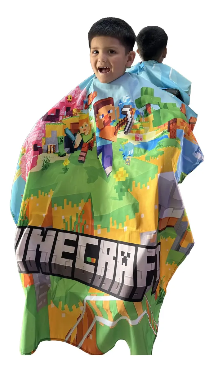 Capa para niños minecraft