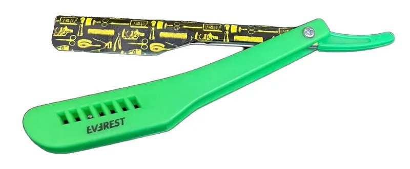 navaja everest estampada verde con amarilla