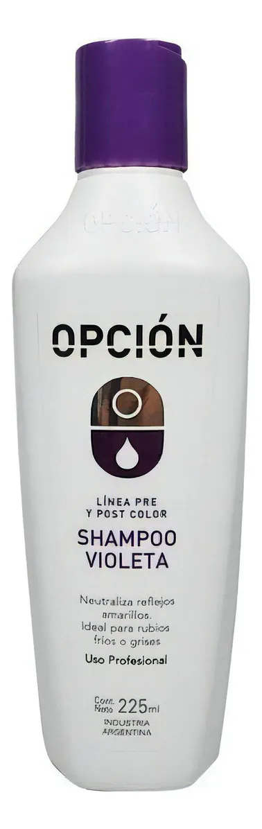 Shampoo matizador opcion 225ml