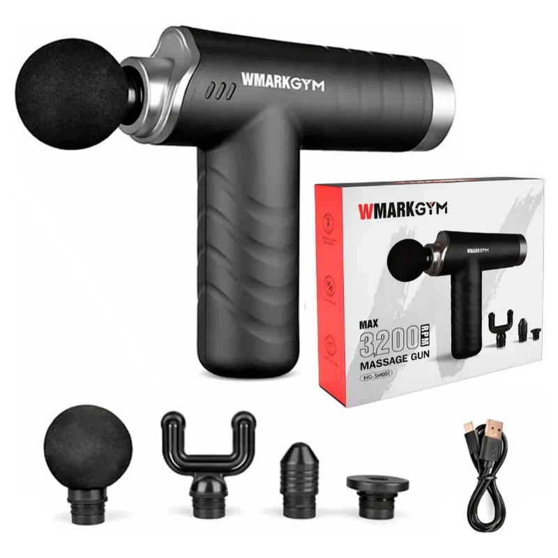 Pistola De Masaje Muscular 5 Velocidades Wmark Ng-sm002