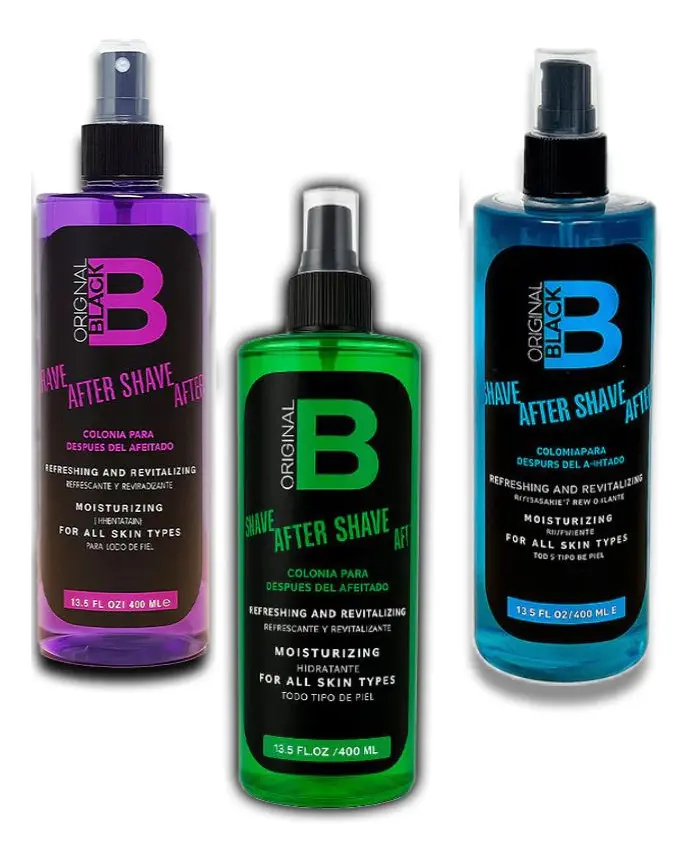 Kit x3 AfterShave Original Black.