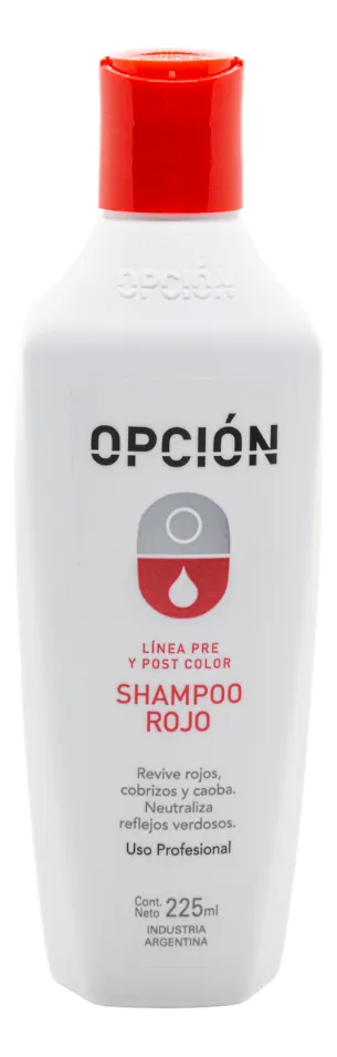 Matizador Rojo Shampoo Opcion