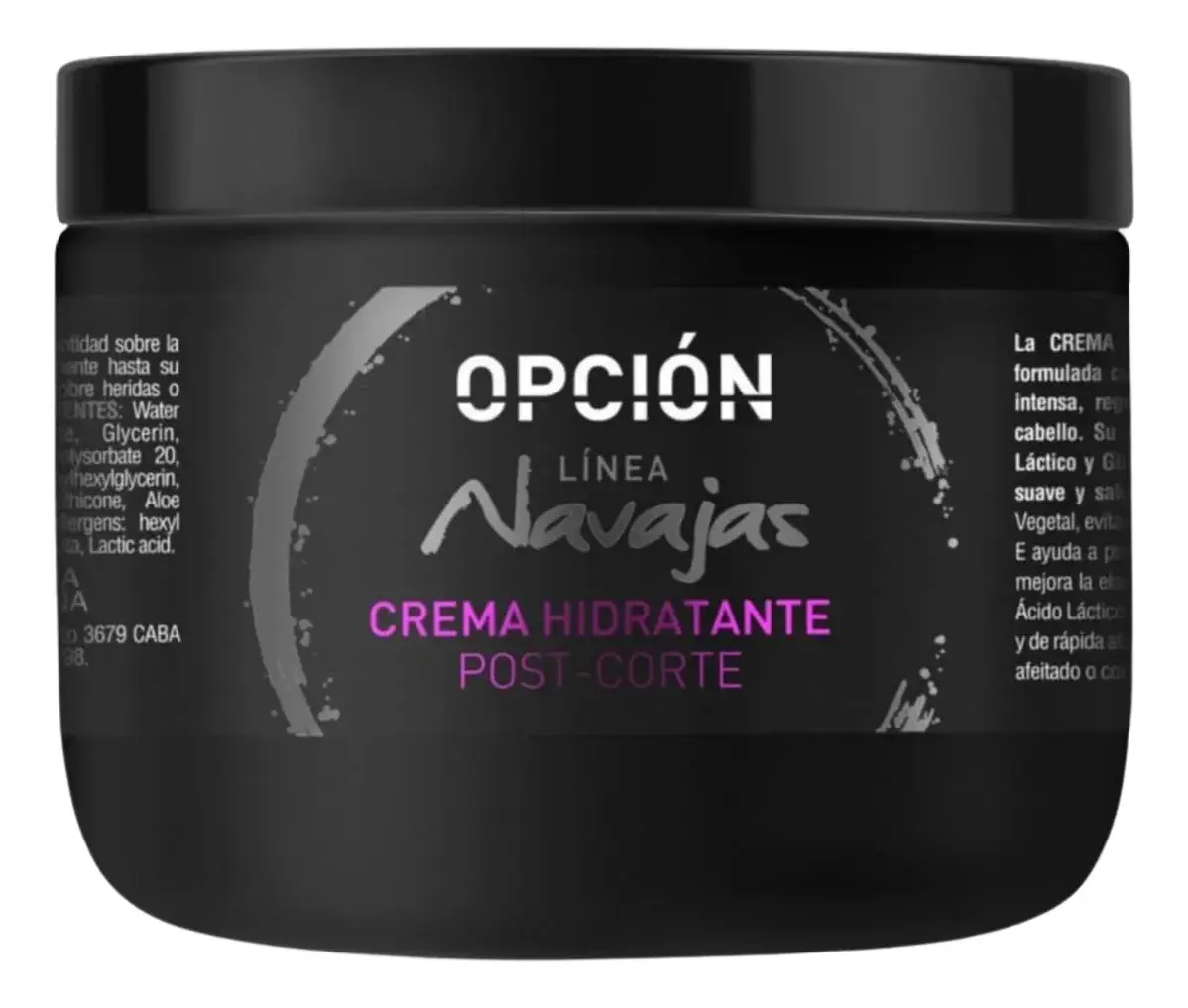 Opcion Crema Hidratante Post Corte Barberia Linea Navajas