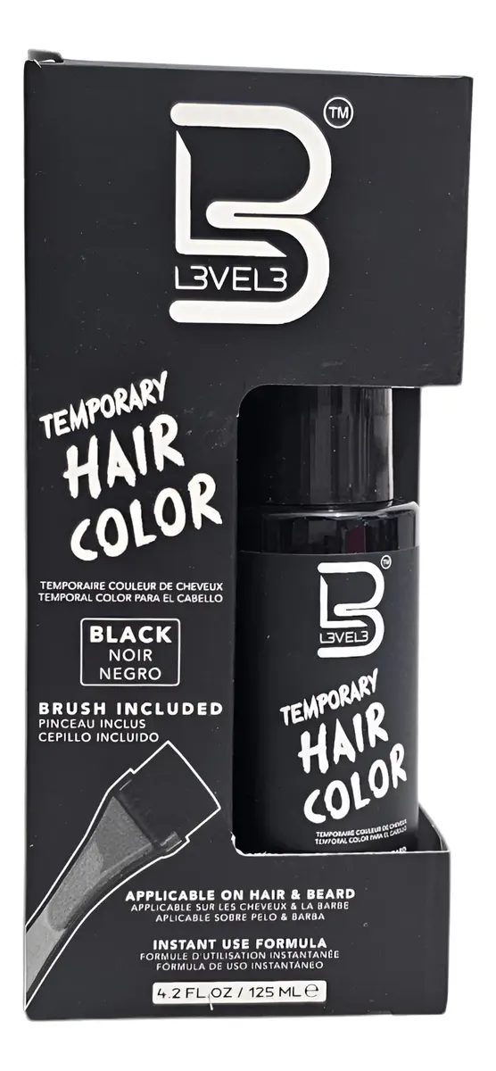 Tinta L3vel 3 Negra Temporary Hair
