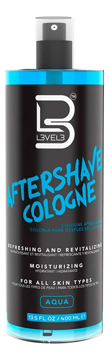Level 3 Aftershave Cologne Post Afeitado Aqua 400ml