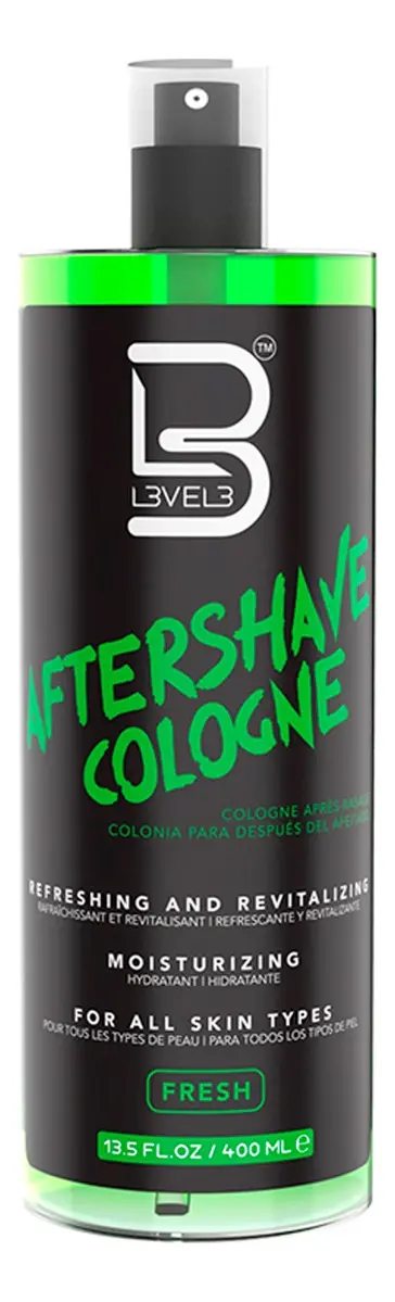 Level 3 Aftershave Cologne Post Afeitado Fresh 400ml