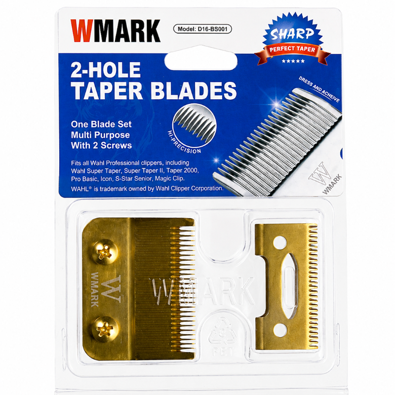 Cuchillas WMark Doradas Clipper
